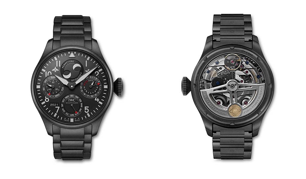 Новые швейцарские часы Big Pilot’s Watch Perpetual Calendar TOP GUN Ceratanium