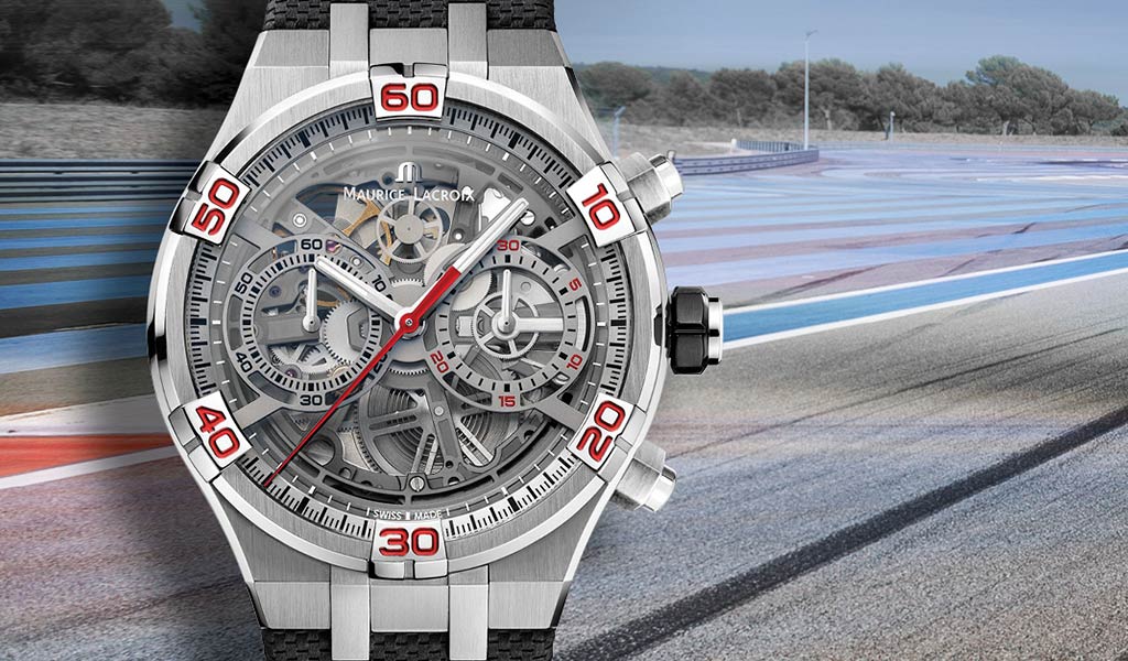 Новые швейцарские часы AIKON Chronograph Skeleton Automatic Mahindra Racing 
