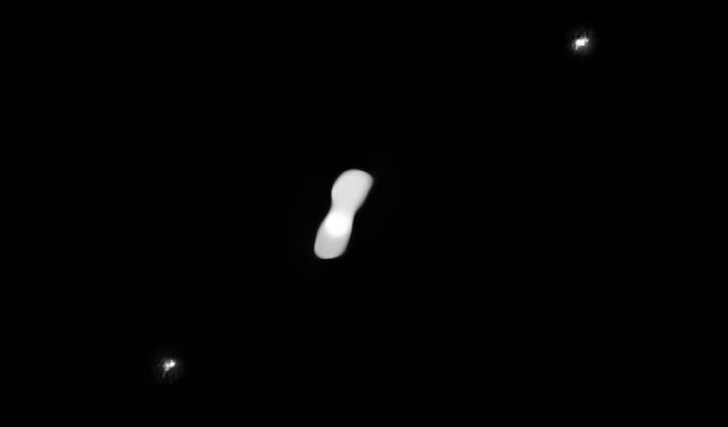 Астероид Клеопатра со спутниками