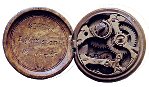 Часы с деревянным механизмом