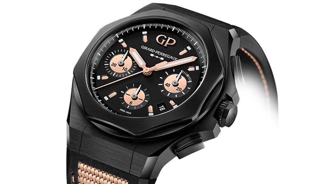 Швейцарские механические часы Girard-Perreqaux Laureato Absolute Gold Fever