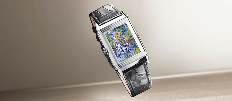 Jaeger-LeCoultre представляет часы Reverso Tribute Enamel Hokusai «Водопад Кирифури»