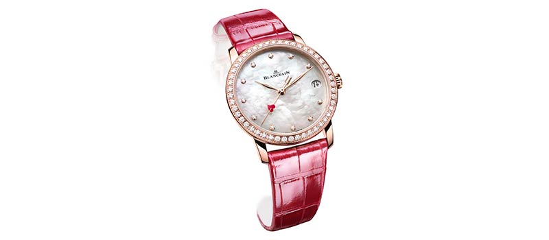 Женские наручные часы Blancpain Villeret Saint-Valentin 2021, новая модель ко дню влюбленных