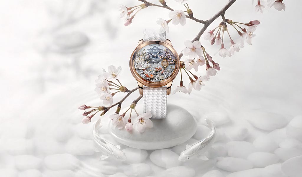 Petite Heure Minute Red Gold - Japanese Garden