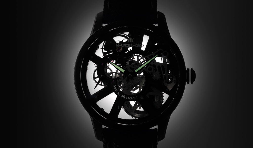 Швейцарские часы Masterpiece Skeleton Label Noir