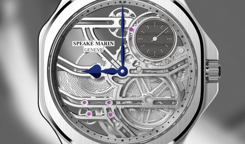 Швейцарские механические часы Speake Marin Ripples Skeleton