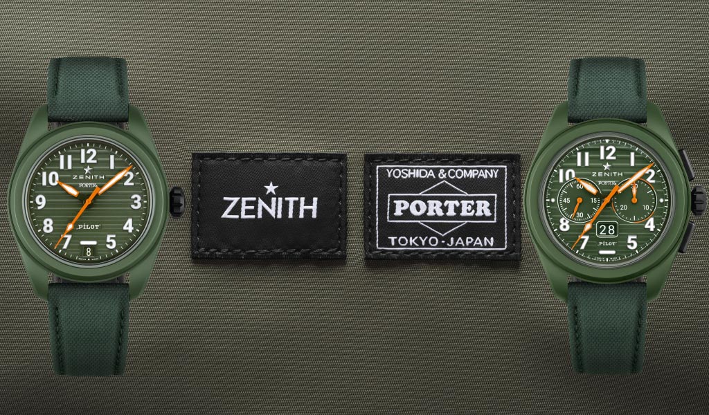 Коллекция Zenith x Porter Pilot