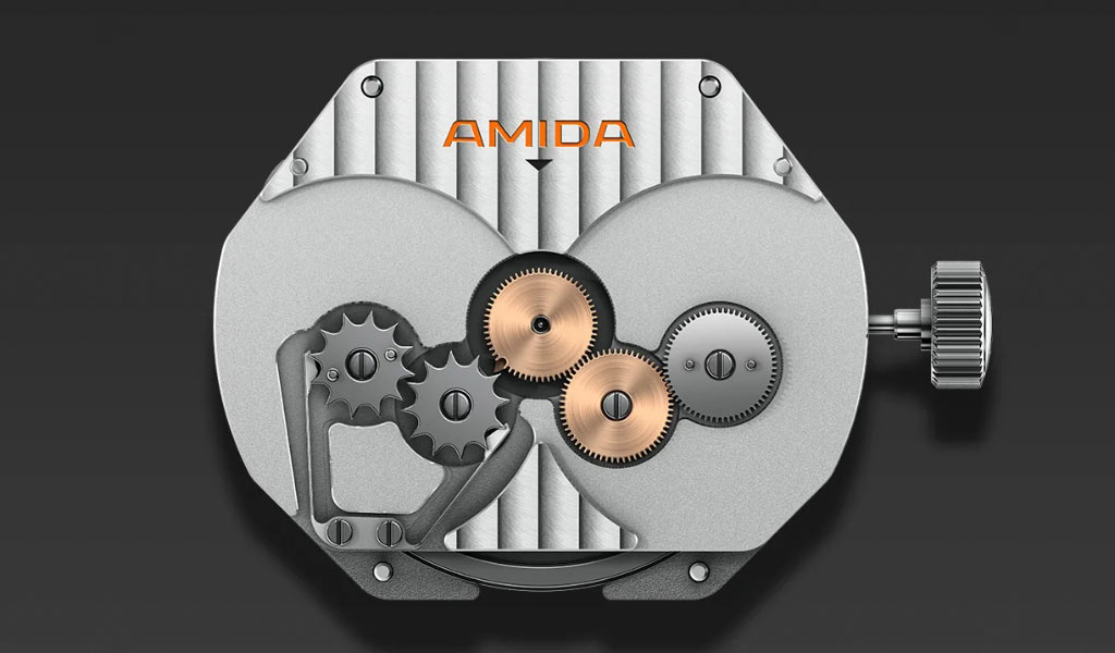 Часы с необычной индикацией времени Amida Digitrend Take-off Edition