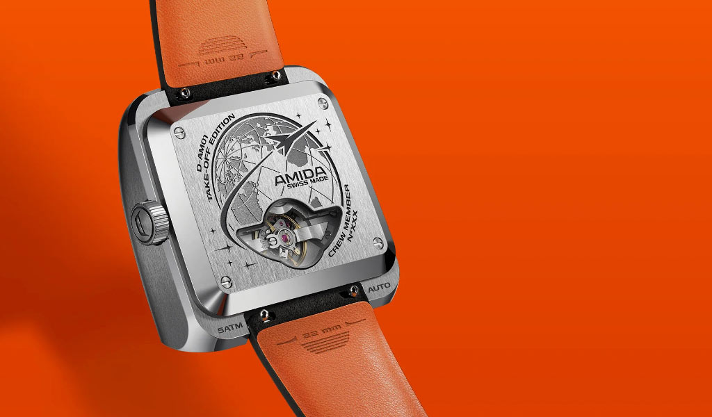 Швейцарские механические часы Amida Digitrend Take-off Edition