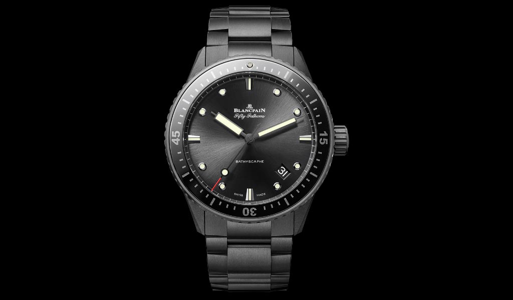 Часы в керамическом корпусе Blancpain