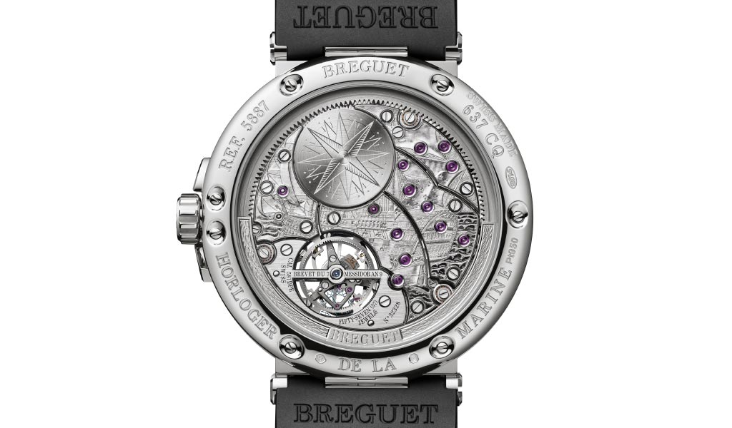 Часы с турбийоном Breguet  Marine Tourbillon Equation Marchante 5887