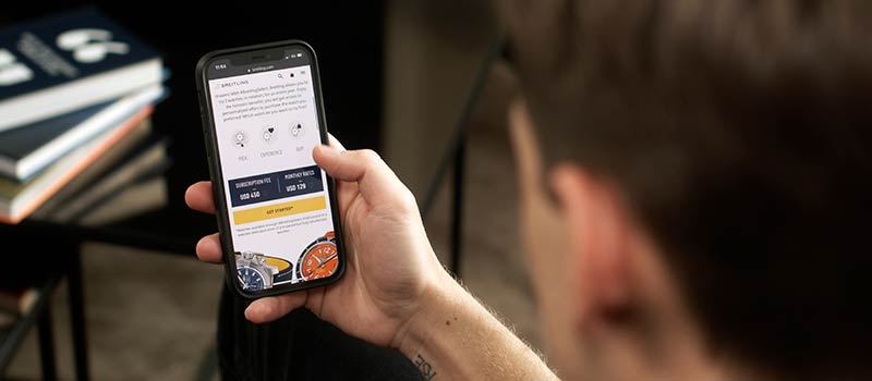 Компания Breitling представляет инновационную программу подписки на часы #BreitlingSelect