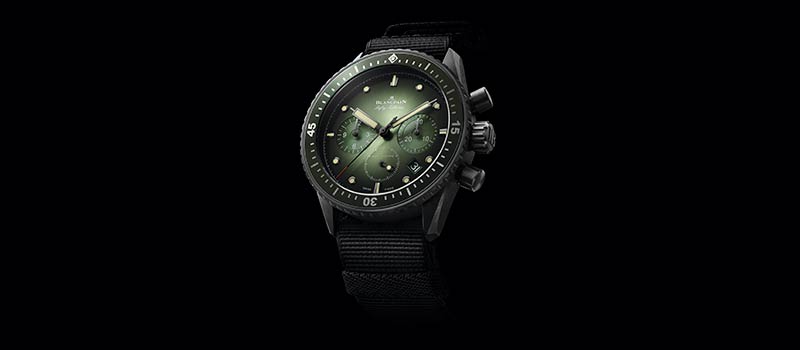 Наручные часы Bathyscaphe Chronographe Flyback приобретают зеленый цвет