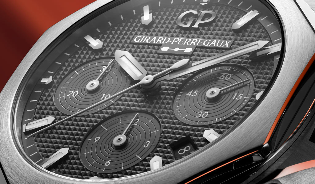 Новые наручные часы Girard-Perregaux Laureato Chronograph Ti49