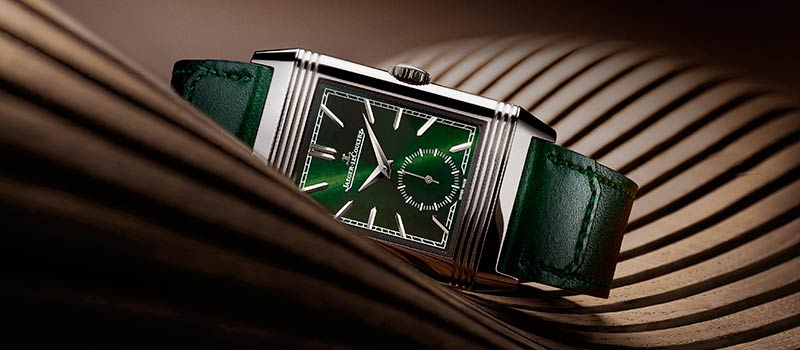 Jaeger-LeCoultre представляет часы Reverso Tribute Small Seconds в зеленом цвете