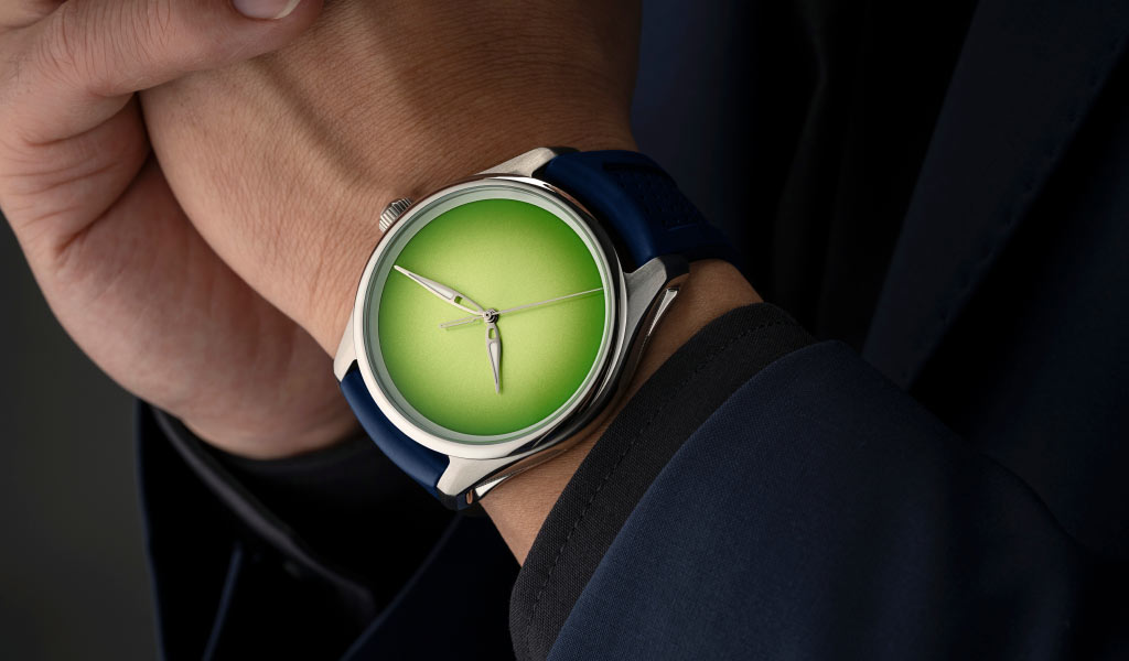 Швейцарские часы Pioneer Centre Seconds Concept Citrus Green