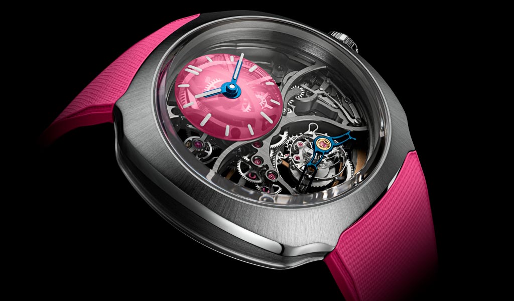Часы с турбийоном Alpine Limited Edition Pink Livery