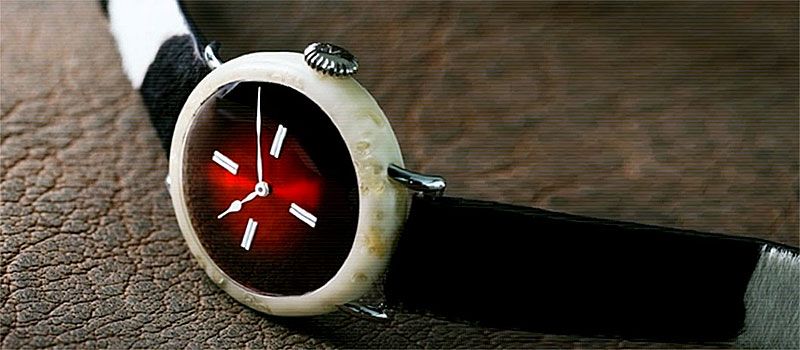 Швейцарские часы из сыра от компании H.Moser