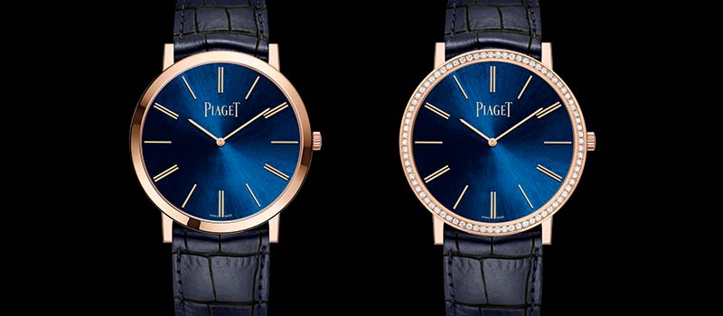 Ультратонкие наручные часы Piaget Altiplano Blue лимитированный выпуск
