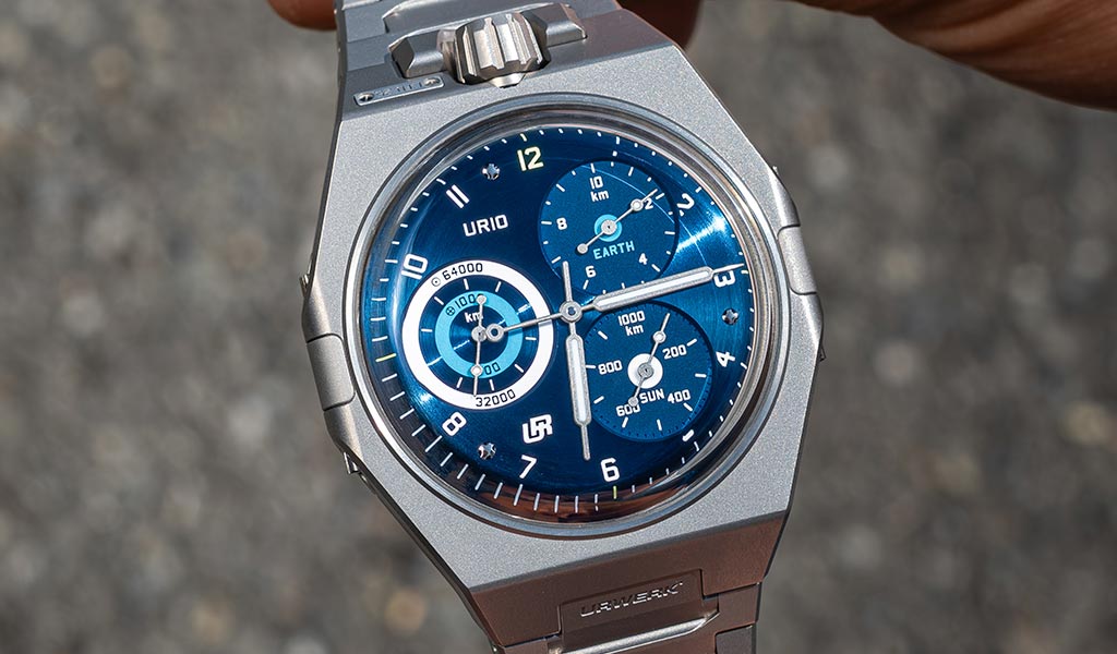 Часы UR-10 SpaceMeter Blue