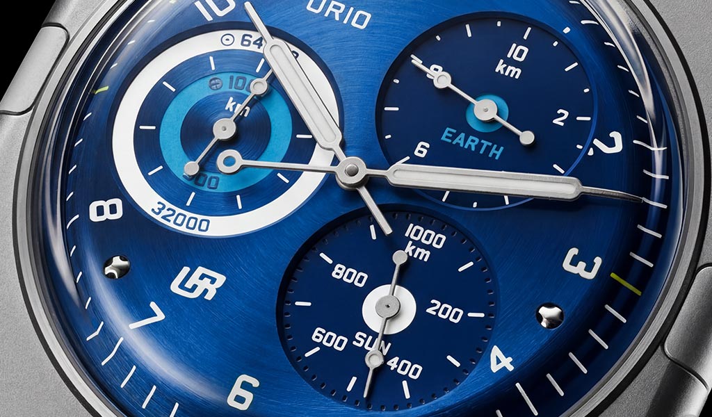 Механические часы UR-10 SpaceMeter Blue